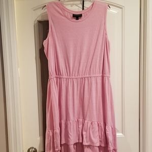 Lane Bryant Pink Ruffle Sleeveless Dress Sz 18/20